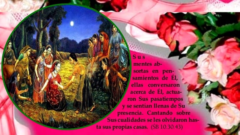 gopis tristes por separación de krishna