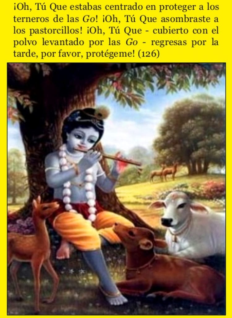 krishna muchacho con ciervos y go