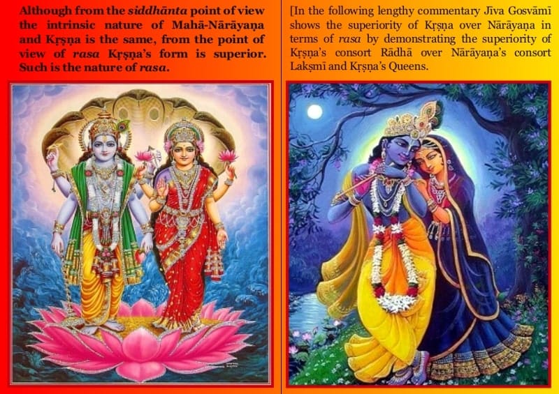 lakshmi-narayana and radha-krishna
