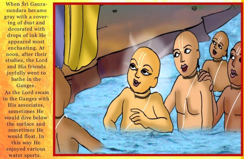 sri chaitanya mahaprabhu as a boy